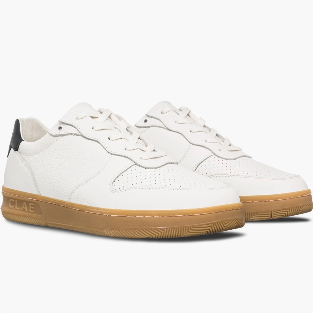 Clae Malone - White Black Sneakers